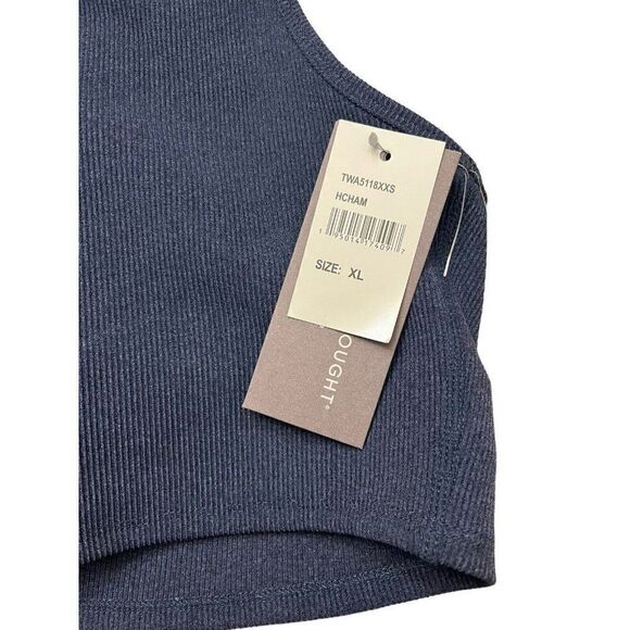 Women’s Size XL Crop Tank Top Ribbed Racerback Threads 4 Thought Reactive NEW - Picture 4 of 5